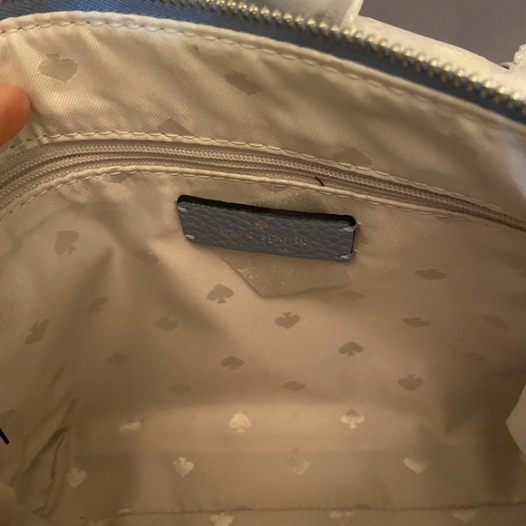 Kate Spade baby dusty blue pebbled leather Monica crossbody NWT - Picture 9 of 17